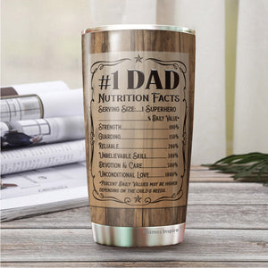 Best Dad Ever Tumbler 20Oz - The Man The Myth The Legend Travel Coffee Mug - Tumbler Gifts for Dad, Father, Bonus Dad, Father-in-law, Birthday, Christmas, Father's Day Tumbler Gifts