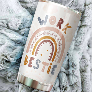 Kozmoz Inspire Work Bestie Definition 1 Pack Tumbler 20 Oz - Work Bestie Cup, Work Bestie Gifts For Women - Funny Gifts for Coworkers, Collegues