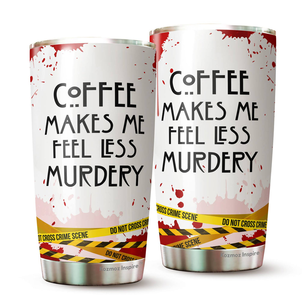 Horry Movie Tumbler 20 Oz- Crime Scene True Crime Tumbler 20Oz - Stainless Steel Travel Tumbler - Funny Gifts for Men, Women, Friends