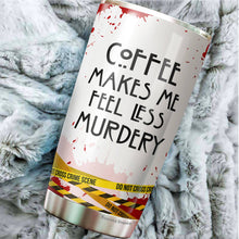 Load image into Gallery viewer, Horry Movie Tumbler 20 Oz- Crime Scene True Crime Tumbler 20Oz - Stainless Steel Travel Tumbler - Funny Gifts for Men, Women, Friends