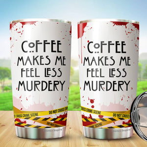 Horry Movie Tumbler 20 Oz- Crime Scene True Crime Tumbler 20Oz - Stainless Steel Travel Tumbler - Funny Gifts for Men, Women, Friends