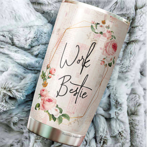 Work Bestie Tumbler - Work Bestie Definition Tumbler - Work Bestie Tumbler For Women - Gift For Colleagues, Coworker, Friends - Gift For Best Friend