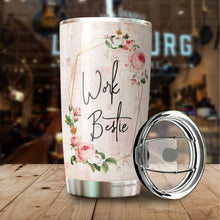 Load image into Gallery viewer, Work Bestie Tumbler - Work Bestie Definition Tumbler - Work Bestie Tumbler For Women - Gift For Colleagues, Coworker, Friends - Gift For Best Friend