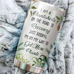 Gifts for Plant Lovers - Plant Tumbler - Plantaholic Tumbler - Gifts for Gardeners - Gift for Friend, Coworker, Colleagues on Birthday, Christmas, Valentine - Cactus Coffee Cup - Plant Lover Mug