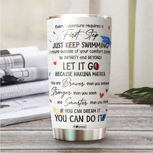 Load image into Gallery viewer, Graduation Gifts - Perfect Gifts For Graduates - From The Tassel To The Castle Stainless Steel Tumbler 20oz - Funny Graduation Travel Coffee Mug Gifts For Her, Him, Daughter, Son, Friends, Graduates