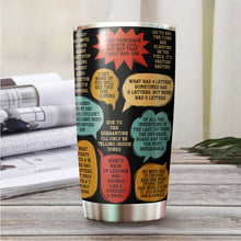 Load image into Gallery viewer, Gifts For Dad - Stainless Steel Tumbler 20oz For Men - Dad Joke Birthday Gifts for Dad From Daughter Son - Fathers Day Gift From Daughter Son Wife - Christmas Gifts For Dad Funny Dad Gifts