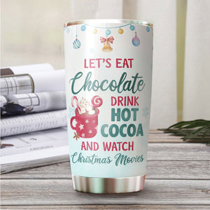 Christmas Movie Gifts - This Is My Christmas Movies Watching Tumbler Cup - Christmas Vacation Mug - Christmas Gifts For Men, Women - Xmas Gifts For Friends, Family, Coworkers - 20oz Tumbler