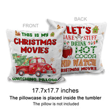 Load image into Gallery viewer, Christmas Gifts - Christmas Decorations - Christmas Movie Gift - Christmas Mugs for Men, Women - Gifts For Dad, Mom, Friends, Coworkers on Christmas - This is My Christmas Movies Watching Tumbler