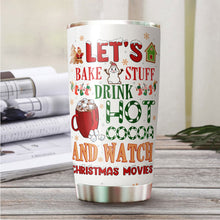 Load image into Gallery viewer, Christmas Gifts - Christmas Decorations - Christmas Movie Gift - Christmas Mugs for Men, Women - Gifts For Dad, Mom, Friends, Coworkers on Christmas - This is My Christmas Movies Watching Tumbler