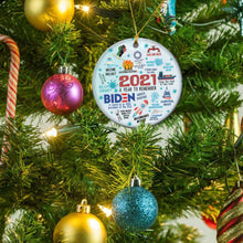 Load image into Gallery viewer, Kozmoz Inspire 2021 Christmas Ornament, 2021 Pandemic Commemorative Ornament, 2021 A Year to Remember Ornament, Christmas Tree Decor (2021 A Year to Remember, Pack 1)…