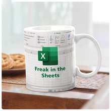 Load image into Gallery viewer, Freak In The Sheets Mug 2 - Accountant cup - Accountant funny mug - accounting  gift - cpa gifts - excel life -accounting graduation gifts - excel shortcut, na CPA,CFO, Coworkers, Men, Women Mug 11Oz 15Oz