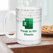 Load image into Gallery viewer, Freak In The Sheets Mug 2 - Accountant cup - Accountant funny mug - accounting  gift - cpa gifts - excel life -accounting graduation gifts - excel shortcut, na CPA,CFO, Coworkers, Men, Women Mug 11Oz 15Oz