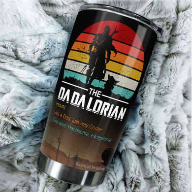 Dadalorian Tumbler - Tumblers For Dad From Daughter, Son, Kids - Dad Life Tumbler - Birthday  Gifts For Dad Tumbler - Gifts Idea For Dad, Daddy, Father - Fathers Gifts - Tumbler 20oz