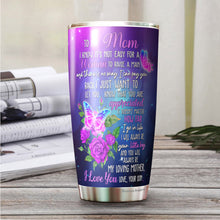 Load image into Gallery viewer, To My Mom Tumbler - Mom Coffee Tumbler - Tumbler For Mom From Son- Mother, Mommy, Mom Tumbler - Birthday Gift For Mom From Son