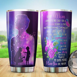 To My Mom Tumbler - Mom Coffee Tumbler - Tumbler For Mom From Son- Mother, Mommy, Mom Tumbler - Birthday Gift For Mom From Son