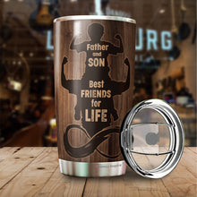 Load image into Gallery viewer, To My Dad Tumbler - Dad Coffee Tumbler - Father And Son Tumbler - Gifts For Dad From Son - Christmas, Birthday Gift For Father, Dad - Tumblers 20 Oz