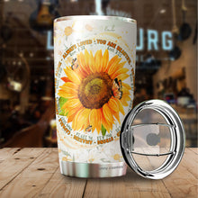 Load image into Gallery viewer, Inspirational Gifts - Personalized Sunflower Tumbler - Gifts For Women On Any Occasion - Your Are Beautiful Victorious Christian Gifts For Women Birthday Christmas 20 Oz Tumblers Travel Cup