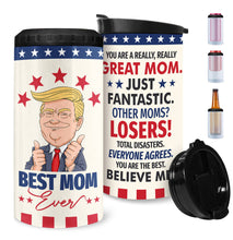 Load image into Gallery viewer, Gifts For Mom - 12Oz Best Mom Ever Can Cooler Tumblers Travel Mug Cup Gifts - Mothers Day Gift From Daughter Son - Best Gift For Mother&#39;s Day - Christmas Gift For Mom - Moms Ideas Birthday Tumbler