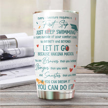 Load image into Gallery viewer, Tumbler Graduation Gifts 2023 - Funny Graduation 20 Oz Travel Mug For College High School Phd Graduates College Masters Degree Friend Daughter Son - Graduation Decorations For Men, Women