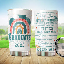 Load image into Gallery viewer, Tumbler Graduation Gifts 2023 - Funny Graduation 20 Oz Travel Mug For College High School Phd Graduates College Masters Degree Friend Daughter Son - Graduation Decorations For Men, Women