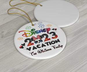 Personalized Christmas Ornaments - 2023 Christmas Ornament - Christmas Decorations for Home - Christmas Character Ornaments